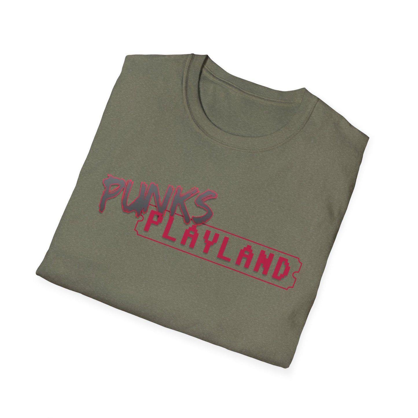 Punk's Playland Unisex Softstyle T-Shirt | Vintage Graphic Tee for Casual Wear