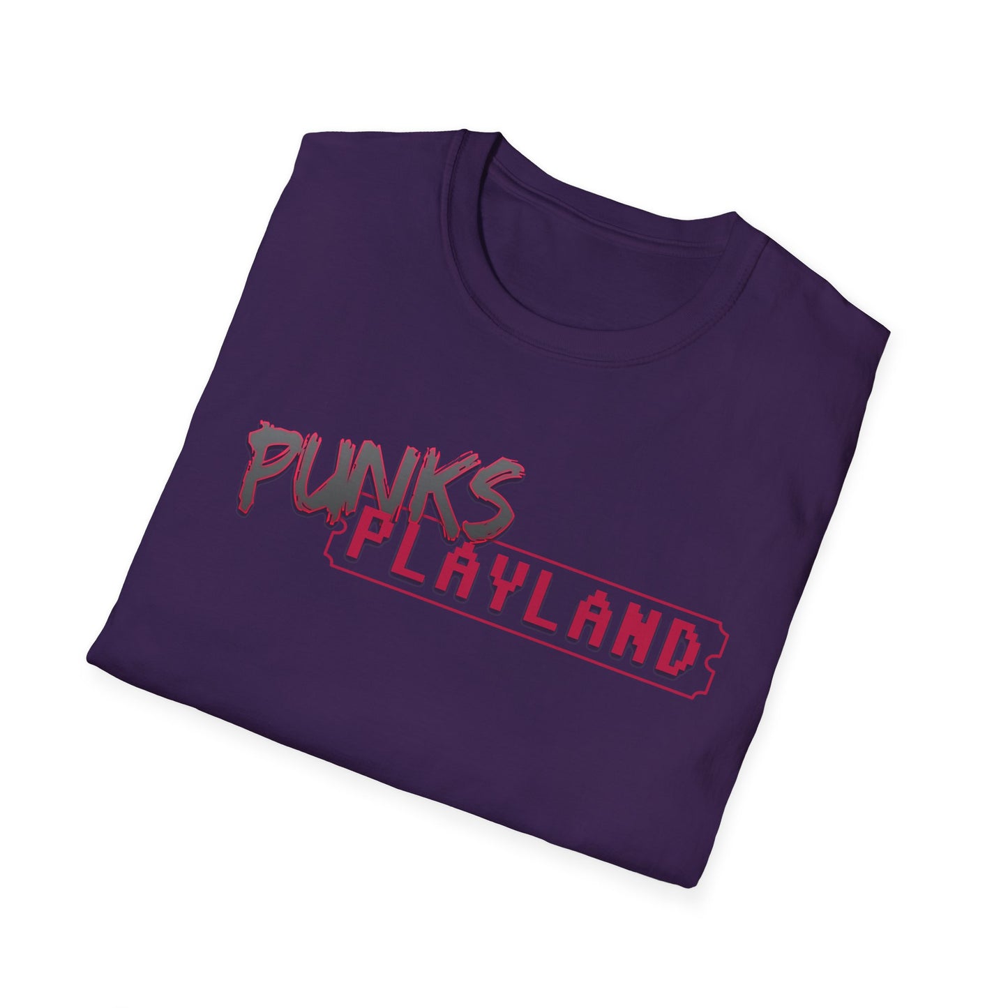 Punk's Playland Unisex Softstyle T-Shirt | Vintage Graphic Tee for Casual Wear