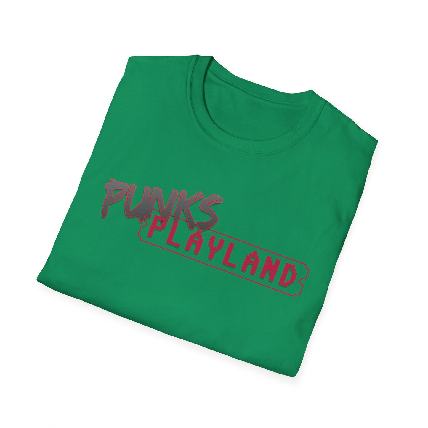 Punk's Playland Unisex Softstyle T-Shirt | Vintage Graphic Tee for Casual Wear
