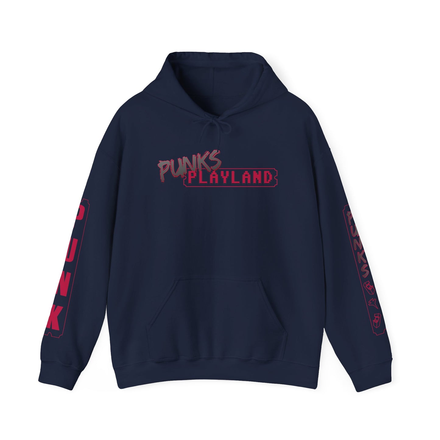 Punks Playland Unisex Heavy Blend™ Hooded Sweatshirt - Cozy Streetwear