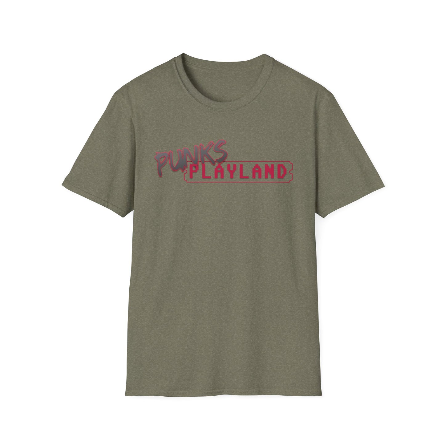 Punk's Playland Unisex Softstyle T-Shirt | Vintage Graphic Tee for Casual Wear