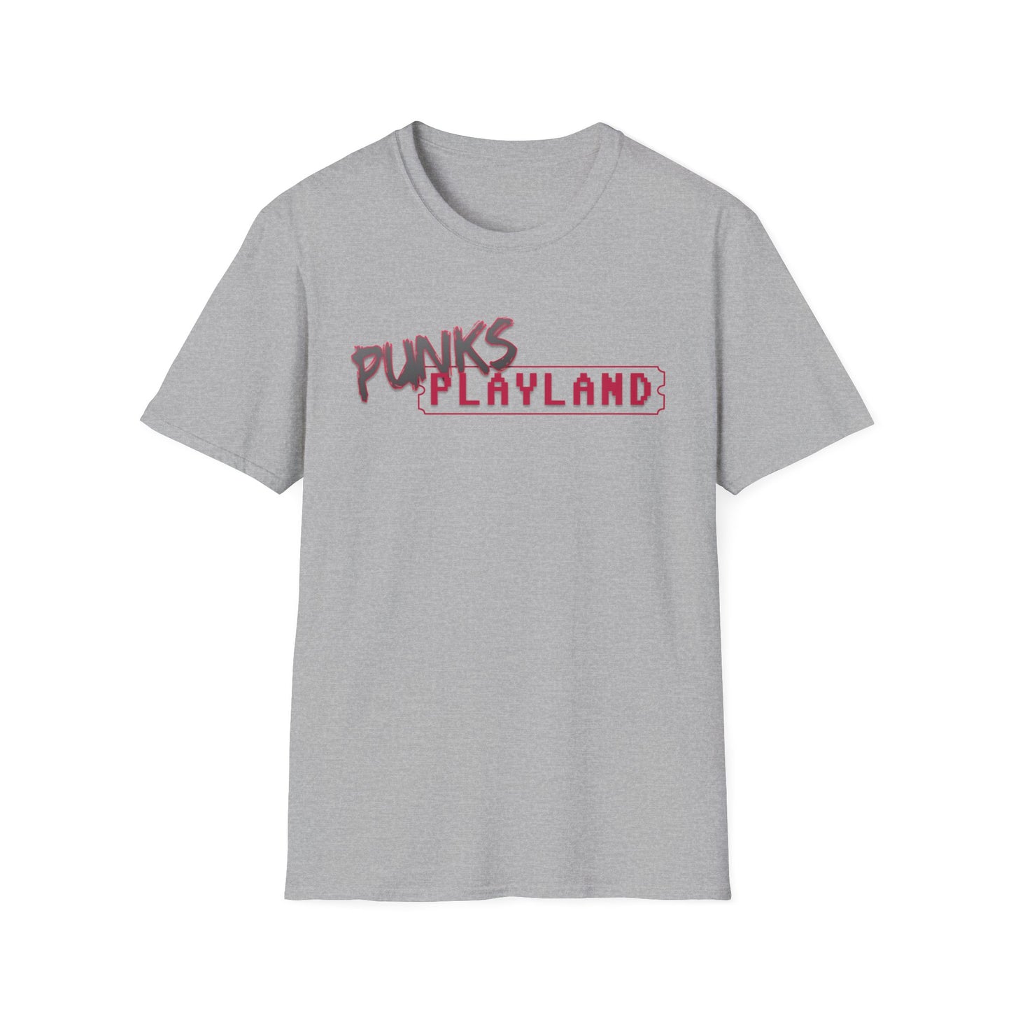 Punk's Playland Unisex Softstyle T-Shirt | Vintage Graphic Tee for Casual Wear