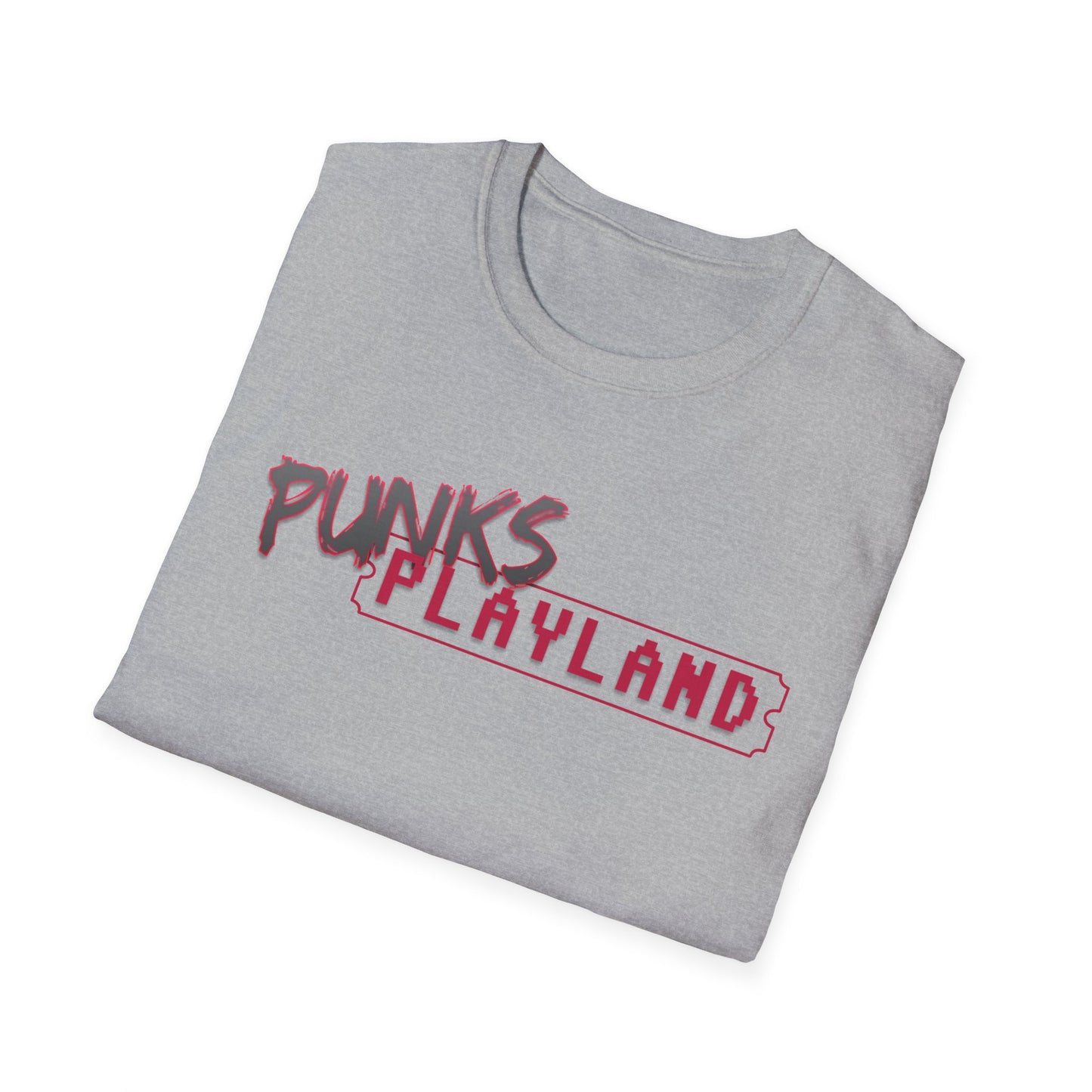 Punk's Playland Unisex Softstyle T-Shirt | Vintage Graphic Tee for Casual Wear
