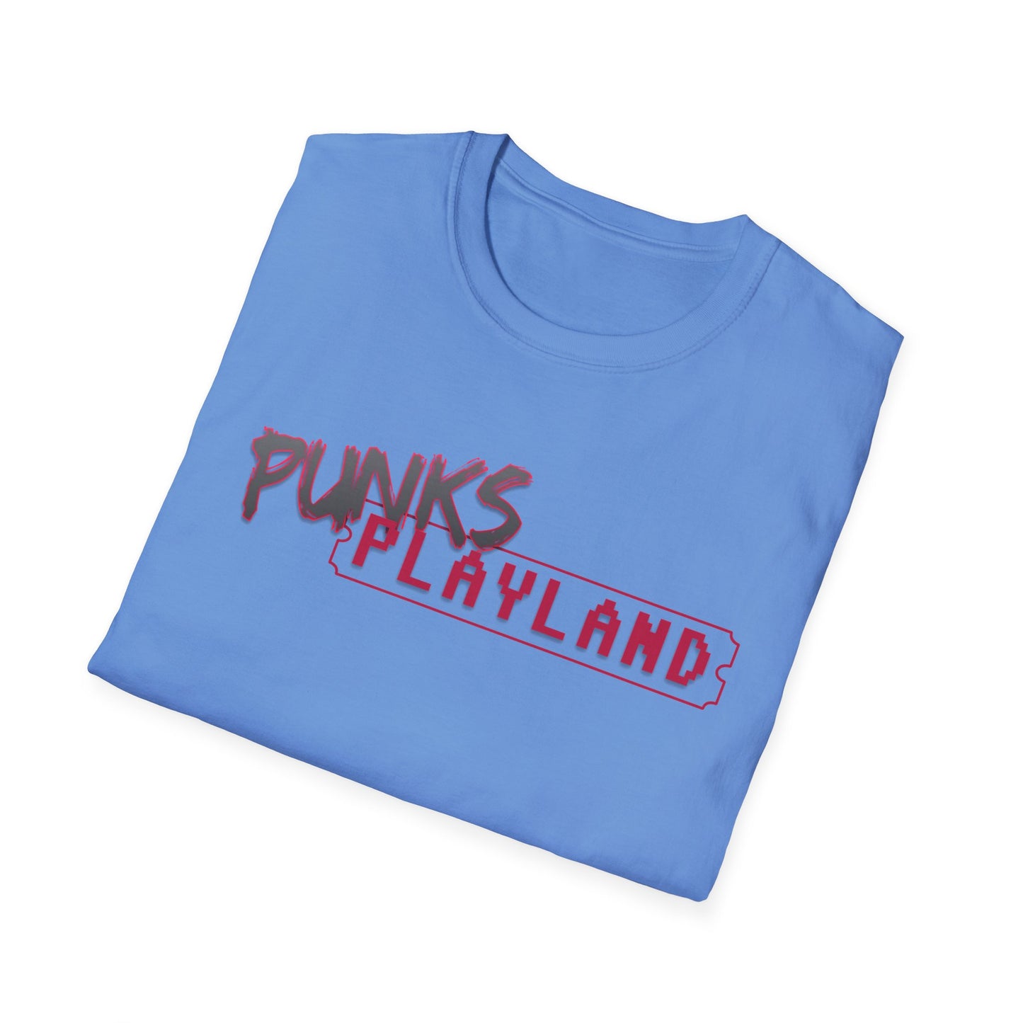 Punk's Playland Unisex Softstyle T-Shirt | Vintage Graphic Tee for Casual Wear