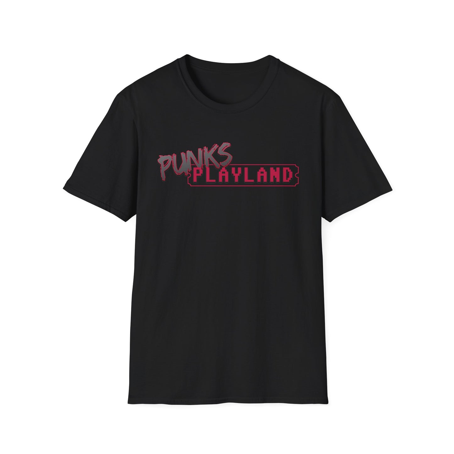Punk's Playland Unisex Softstyle T-Shirt | Vintage Graphic Tee for Casual Wear