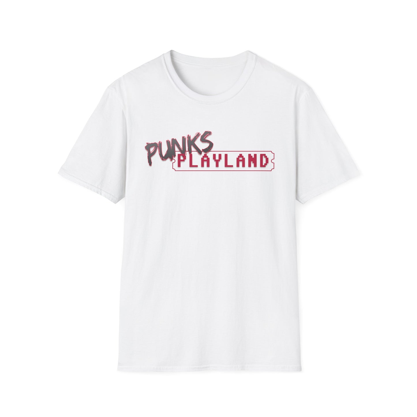 Punk's Playland Unisex Softstyle T-Shirt | Vintage Graphic Tee for Casual Wear
