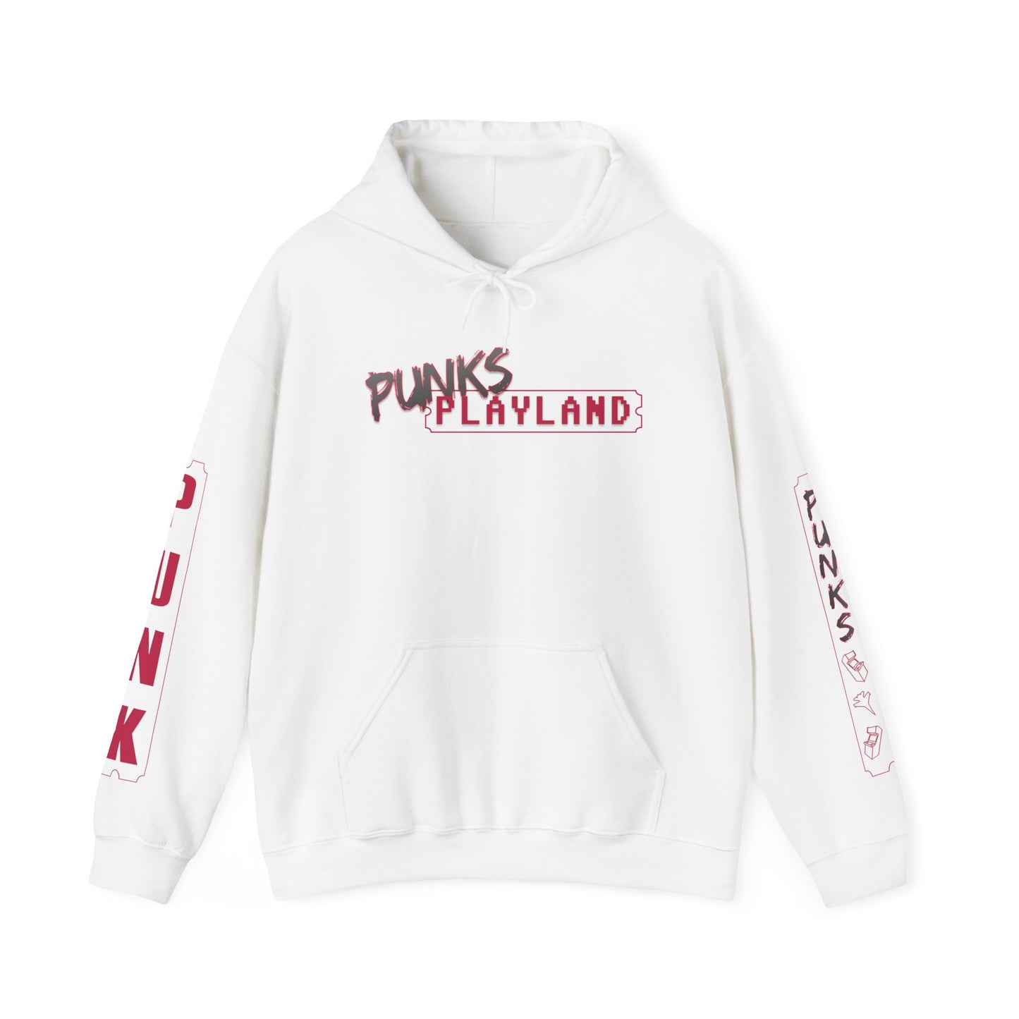Punks Playland Unisex Heavy Blend™ Hooded Sweatshirt - Cozy Streetwear