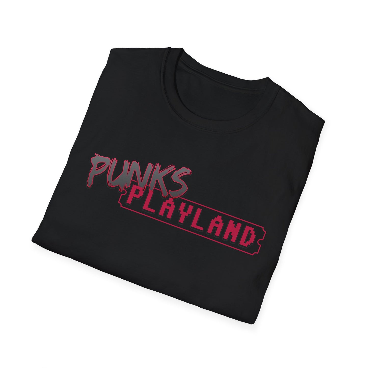 Punk's Playland Unisex Softstyle T-Shirt | Vintage Graphic Tee for Casual Wear