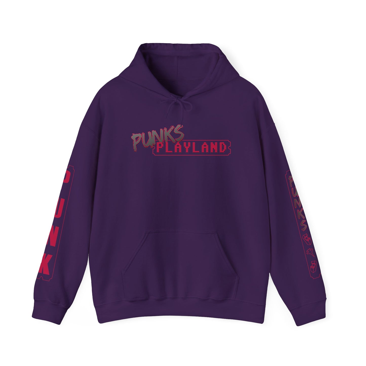 Punks Playland Unisex Heavy Blend™ Hooded Sweatshirt - Cozy Streetwear