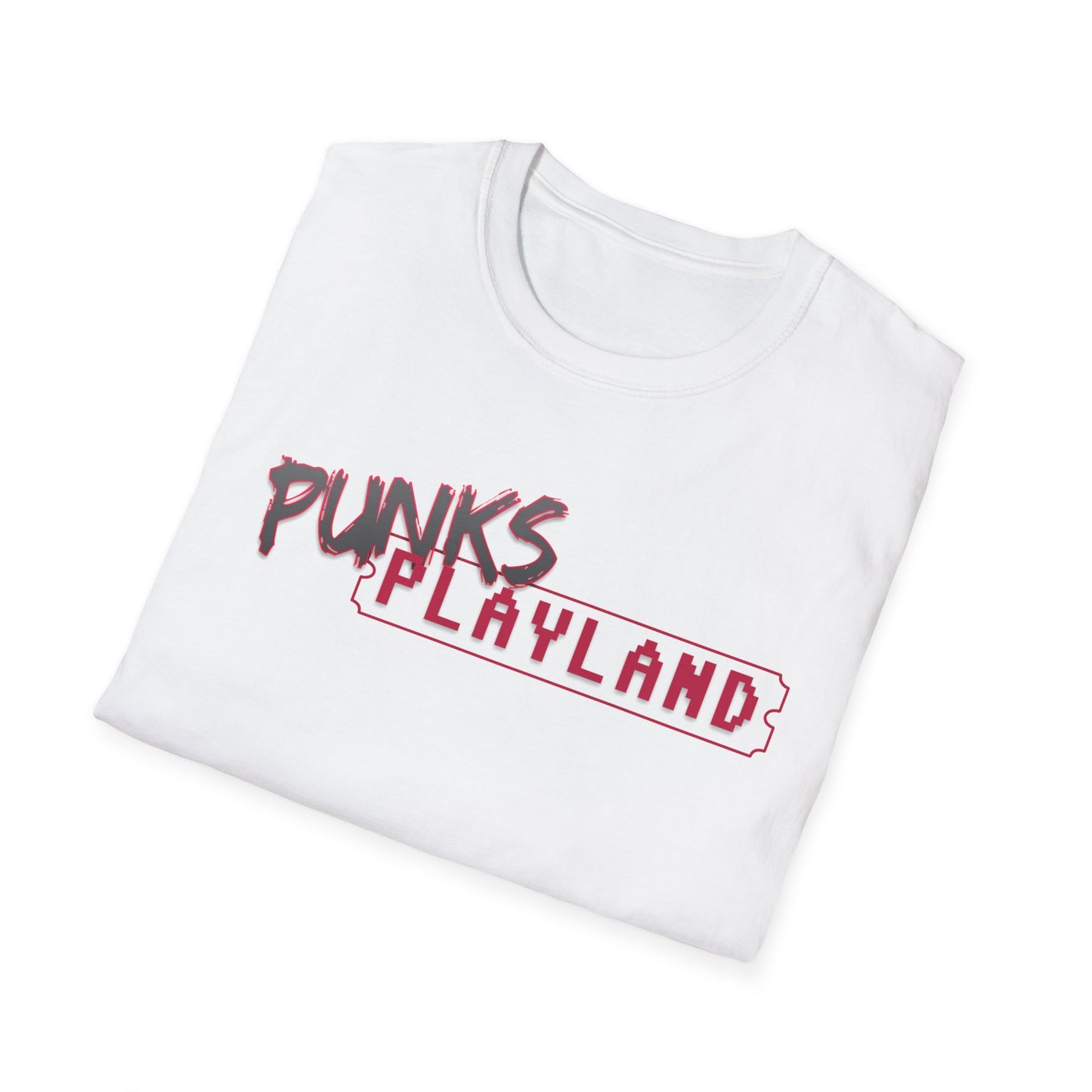 Punk's Playland Unisex Softstyle T-Shirt | Vintage Graphic Tee for Casual Wear