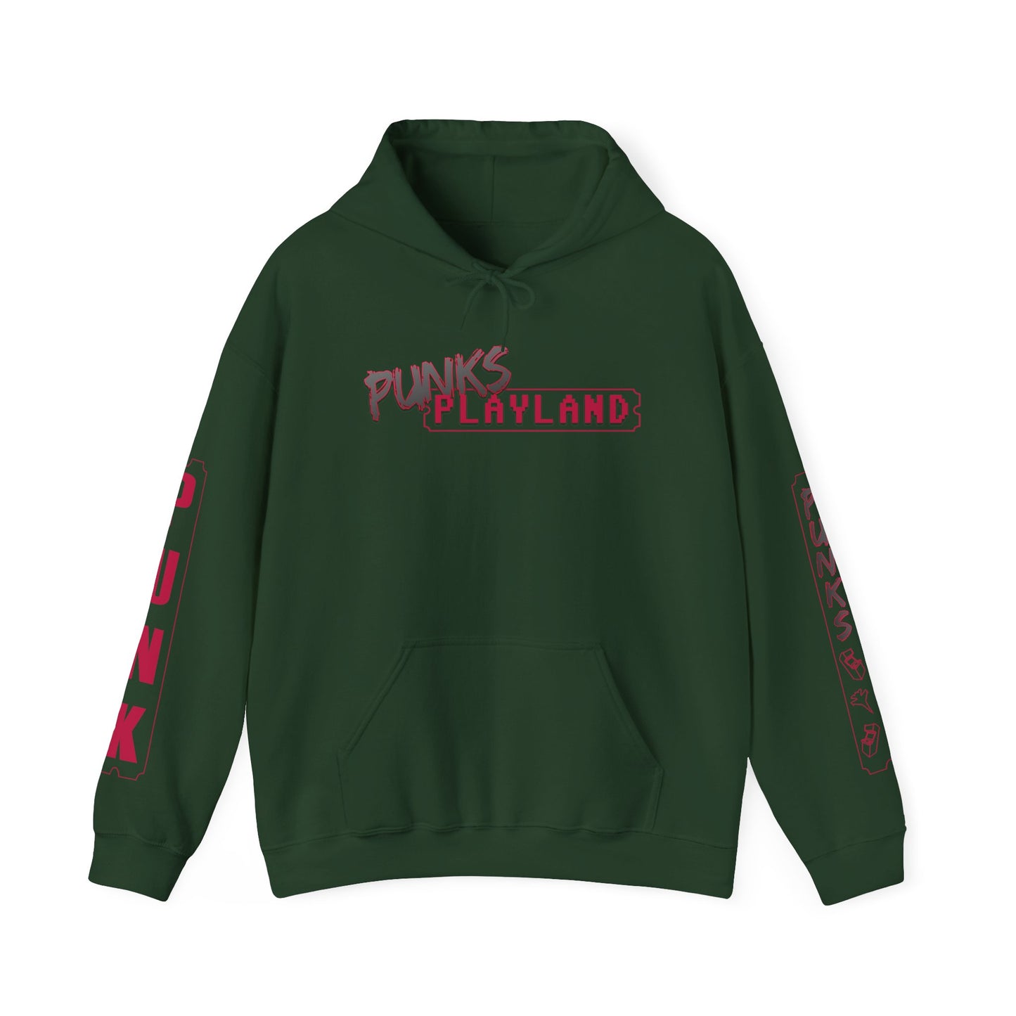 Punks Playland Unisex Heavy Blend™ Hooded Sweatshirt - Cozy Streetwear